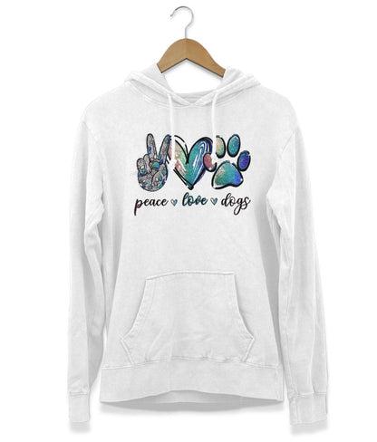 Peace, Love & Dogs Hoodie