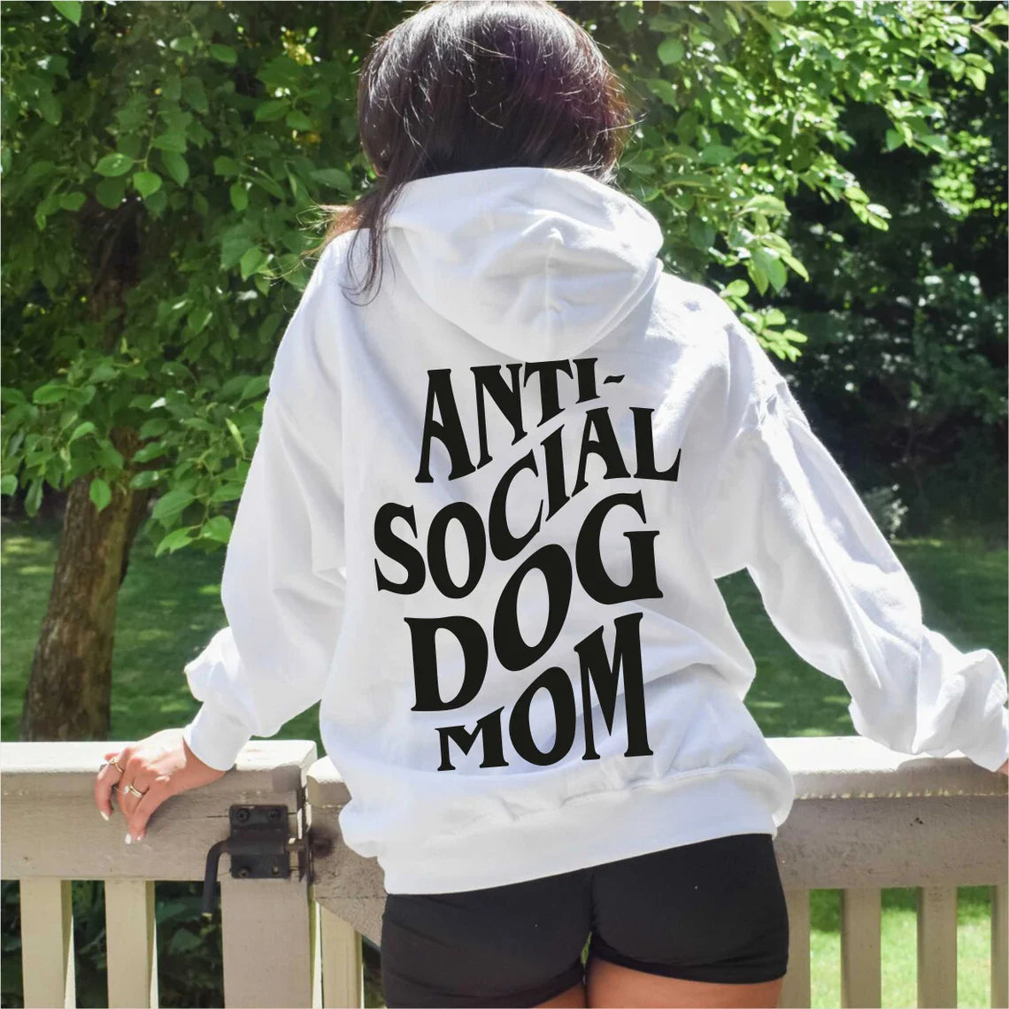 Anti Social Dog Mom Hoodie