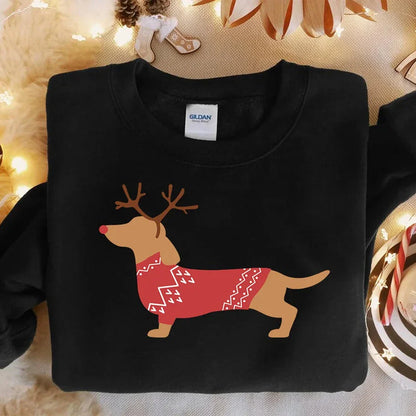 Dachshund Christmas Sweatshirt