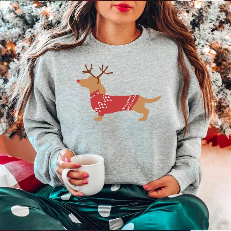 Dachshund Christmas Sweatshirt