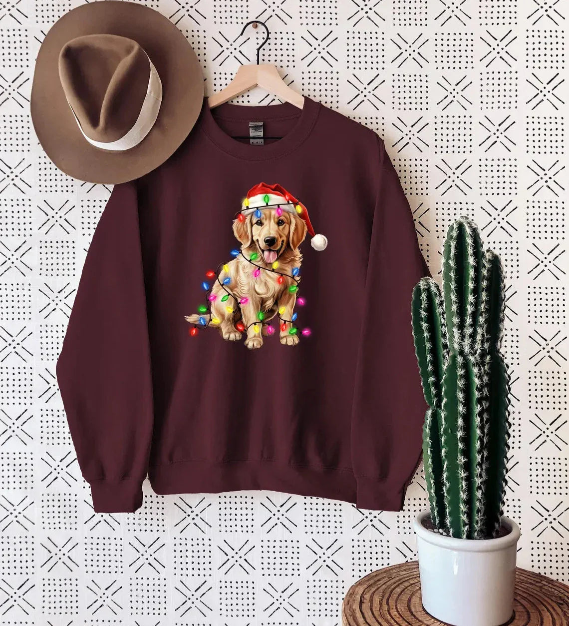 Golden Retriever Christmas Sweater