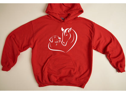 Dog Horse Lover Hoodie