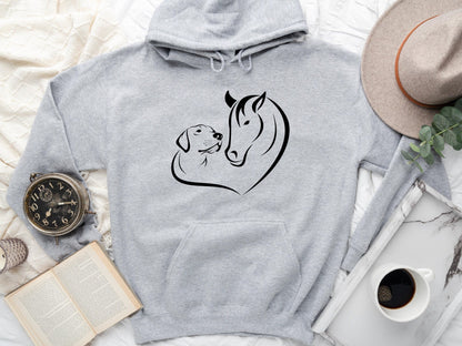 Dog Horse Lover Hoodie