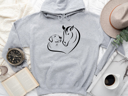 Dog Horse Lover Hoodie