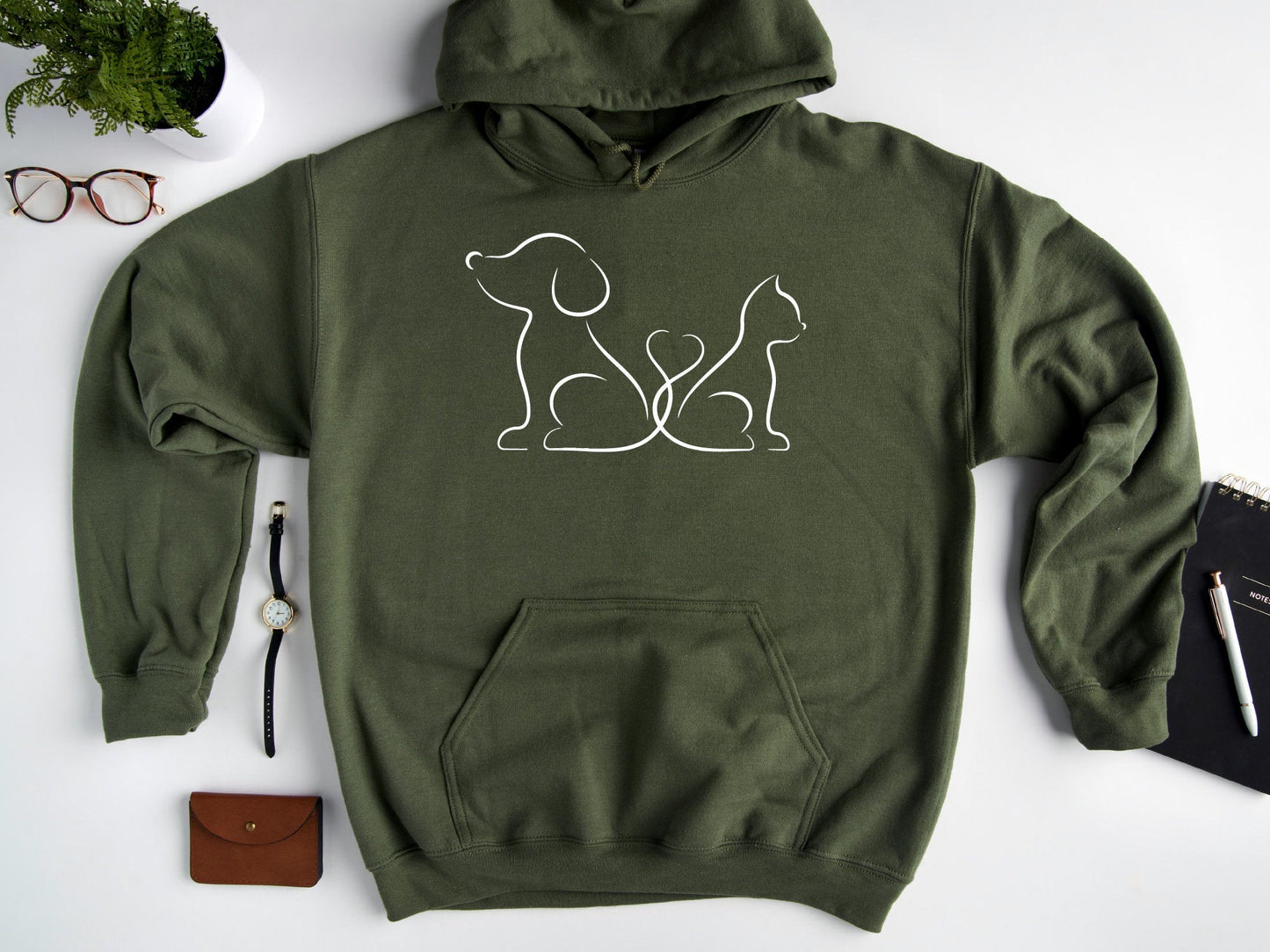 Dog Cat Lover Hoodie