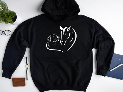 Dog Horse Lover Hoodie