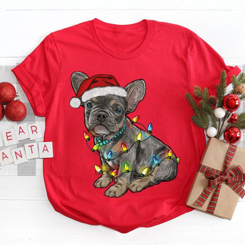 French Bulldog Christmas T-Shirt