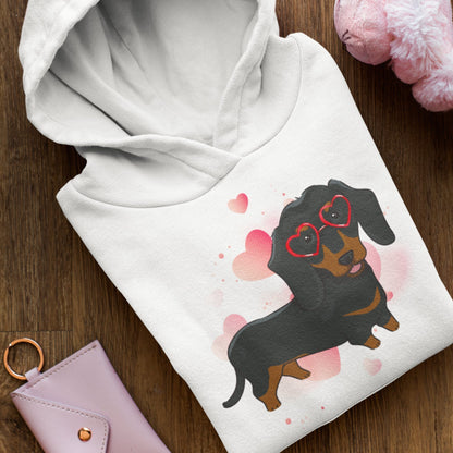 Kids Dachshund Hoodie V2