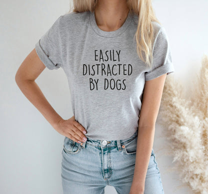 Easily Distracted By Dogs Tee V3