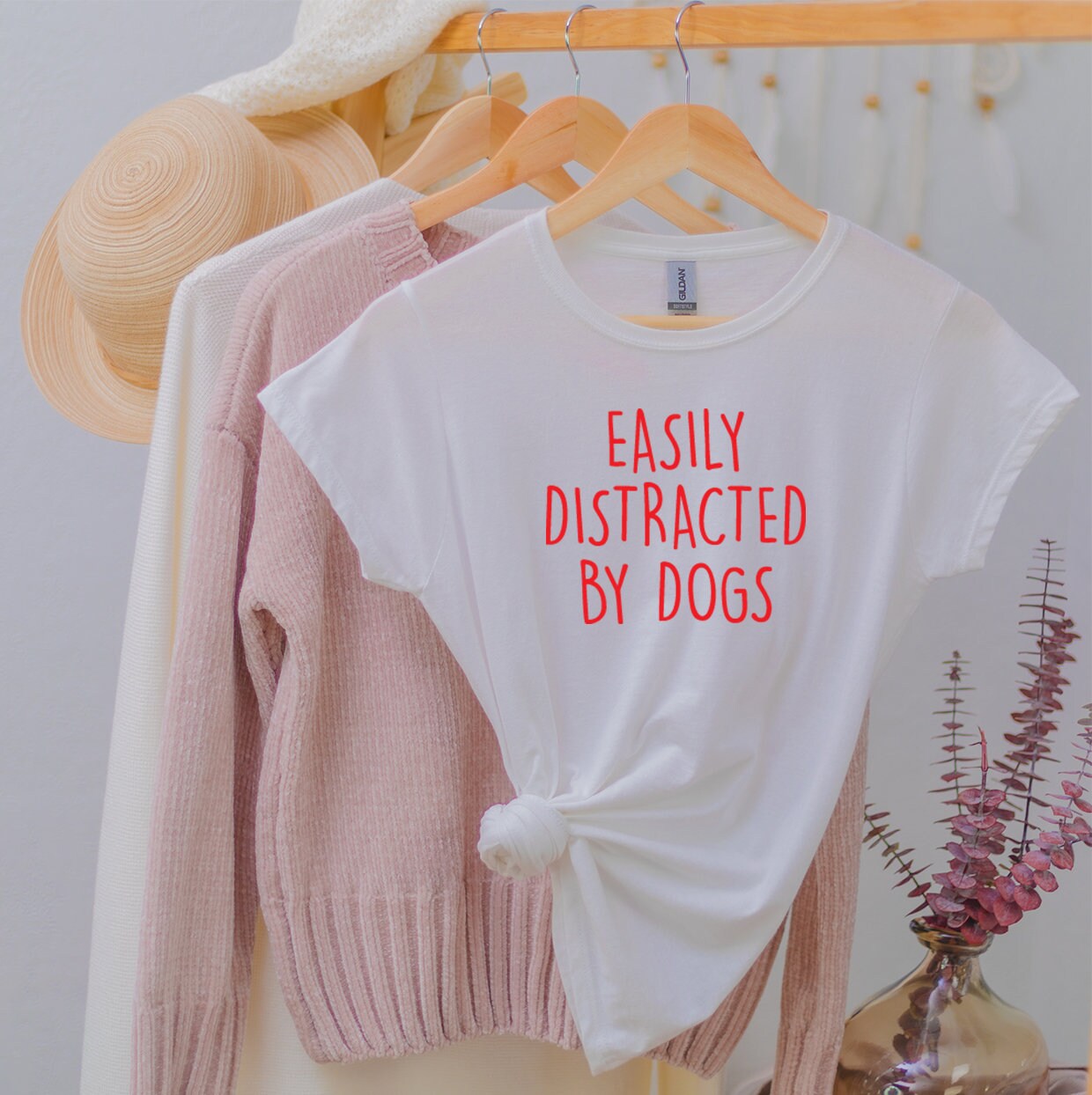 Easily Distracted By Dogs Tee V3