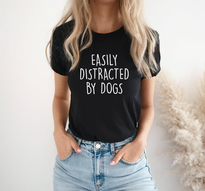 Easily Distracted By Dogs Tee V3