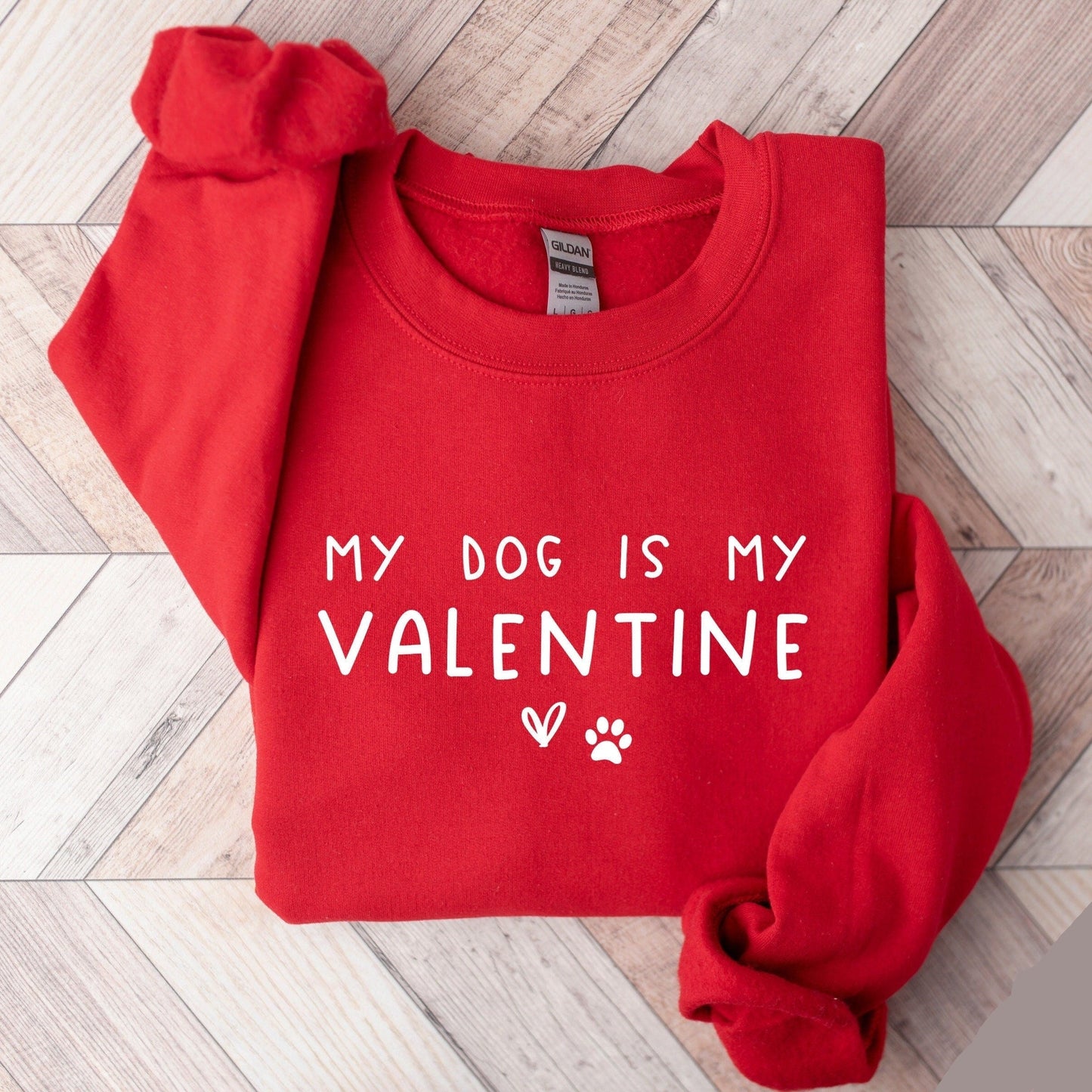 My Dog Is My Valentine Sweater V4