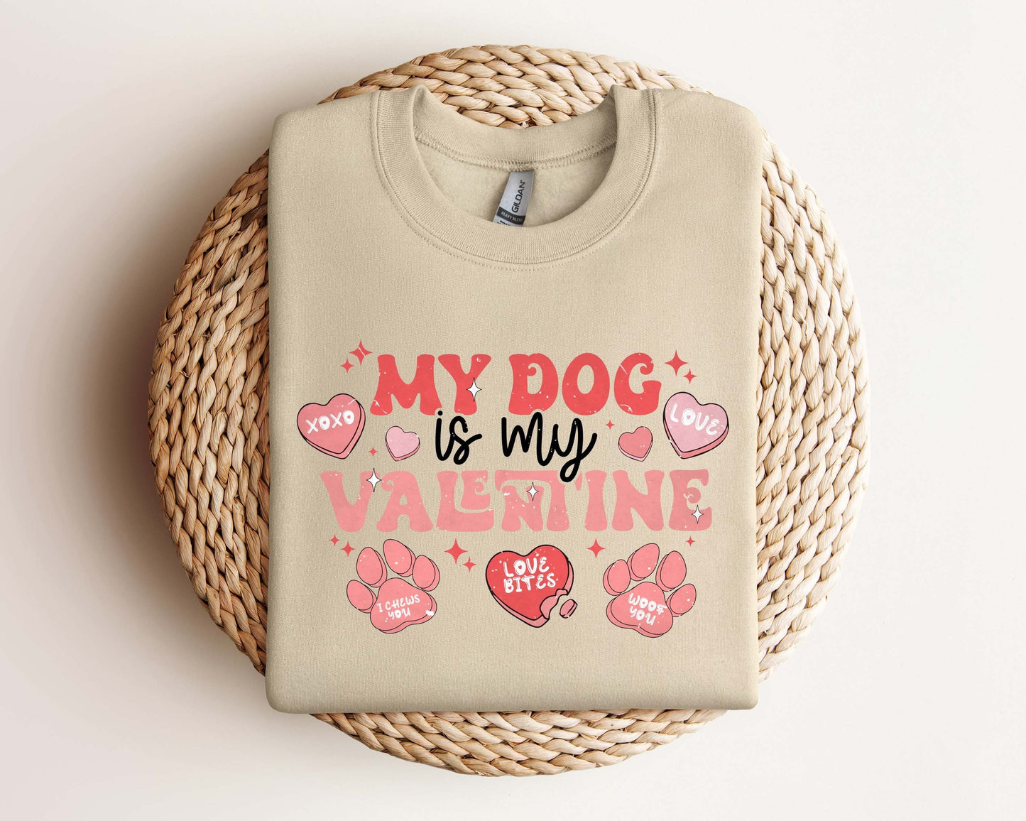 My Dog Is My Valentine Sweater