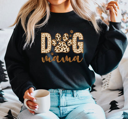 Leopard Dog Mama Sweatshirt