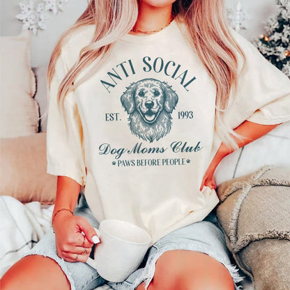 Anti Social Dog Mom T-Shirt