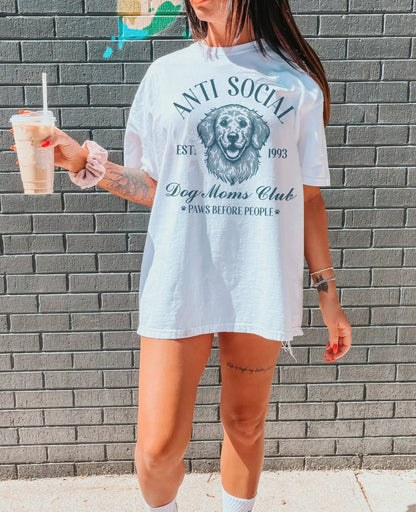 Anti Social Dog Mom T-Shirt