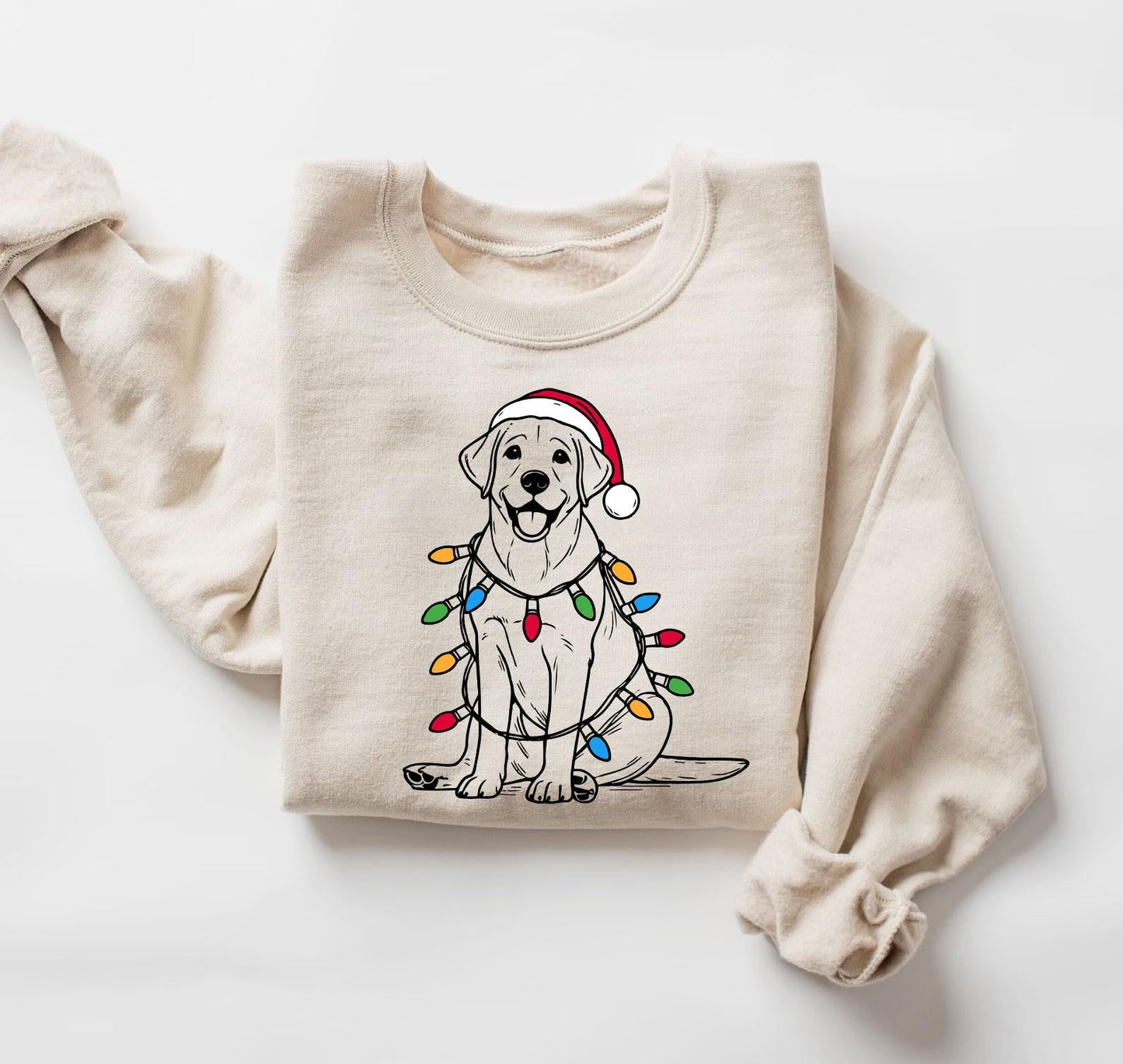 Festive Labrador Sweater