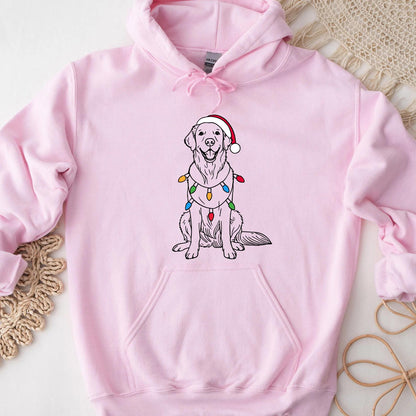 Christmas Golden Retriever Hoodie