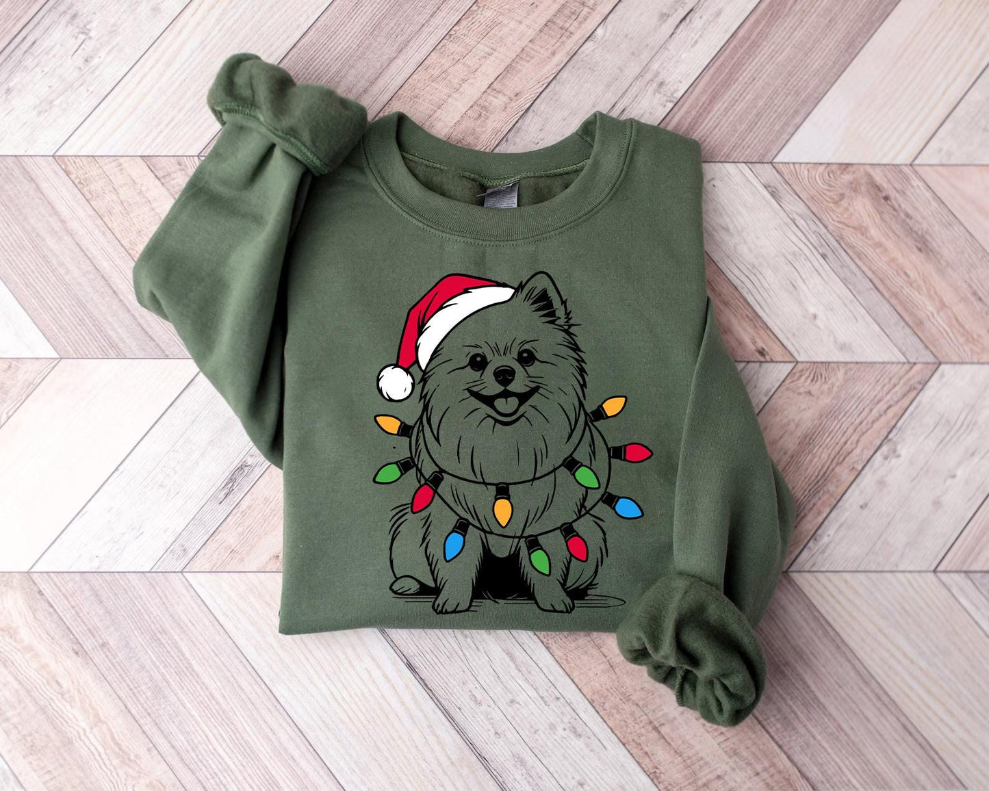 Pomeranian Christmas Sweatshirt