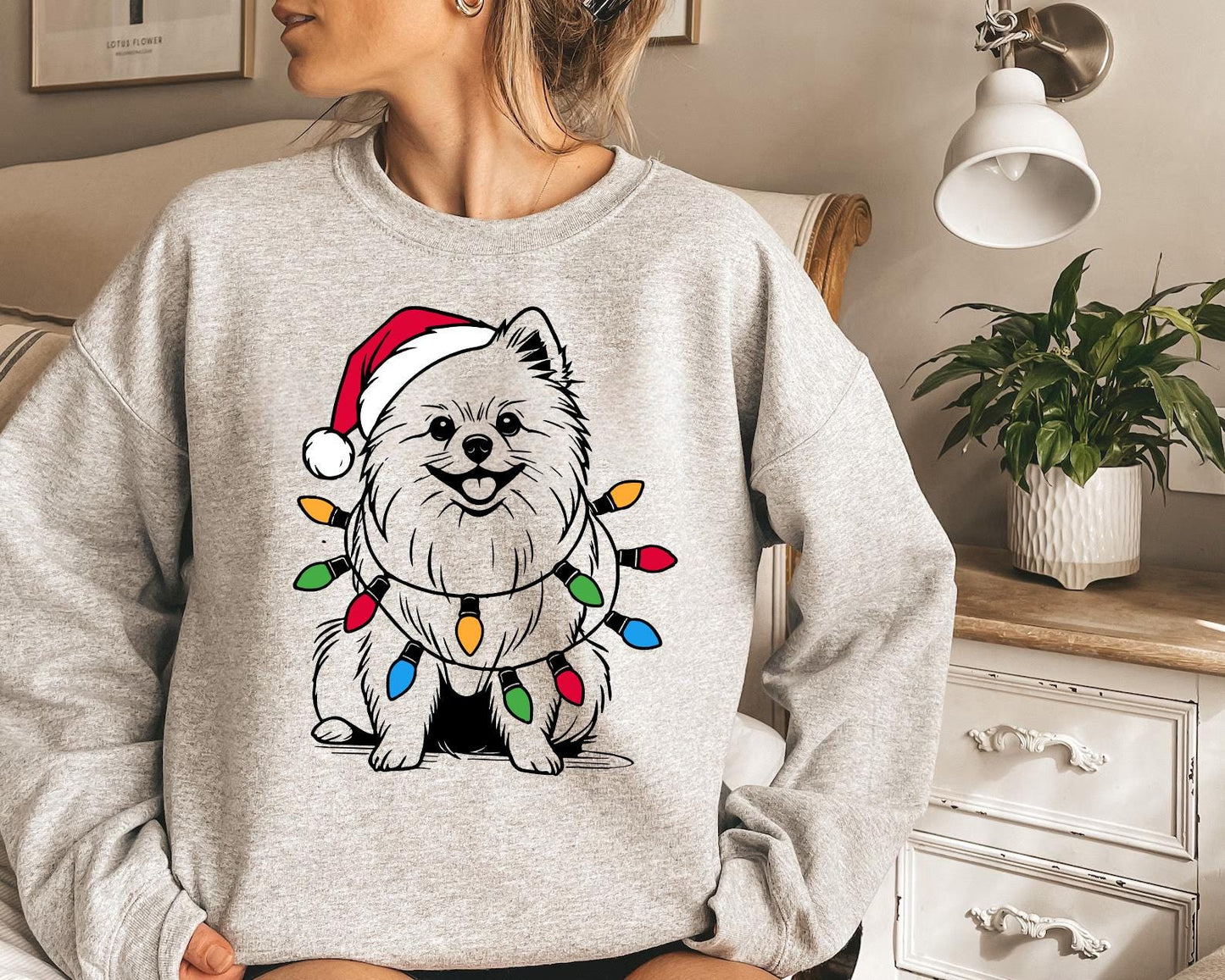 Pomeranian Christmas Sweatshirt