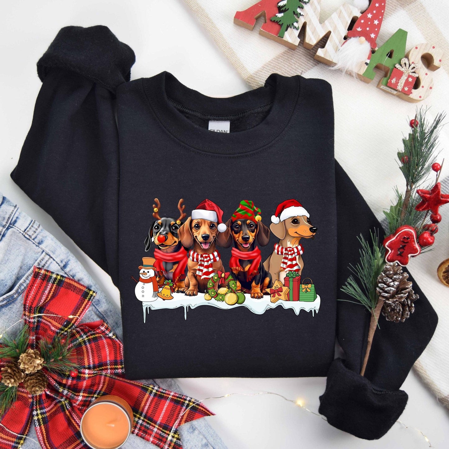 Christmas Dogs Sweatshirt