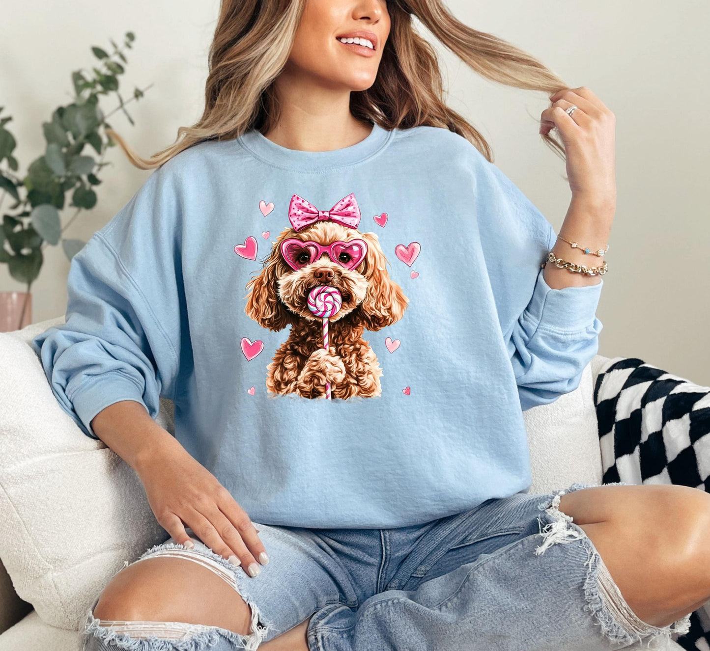 Dog Valentine Sweater