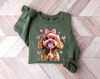 Dog Valentine Sweater