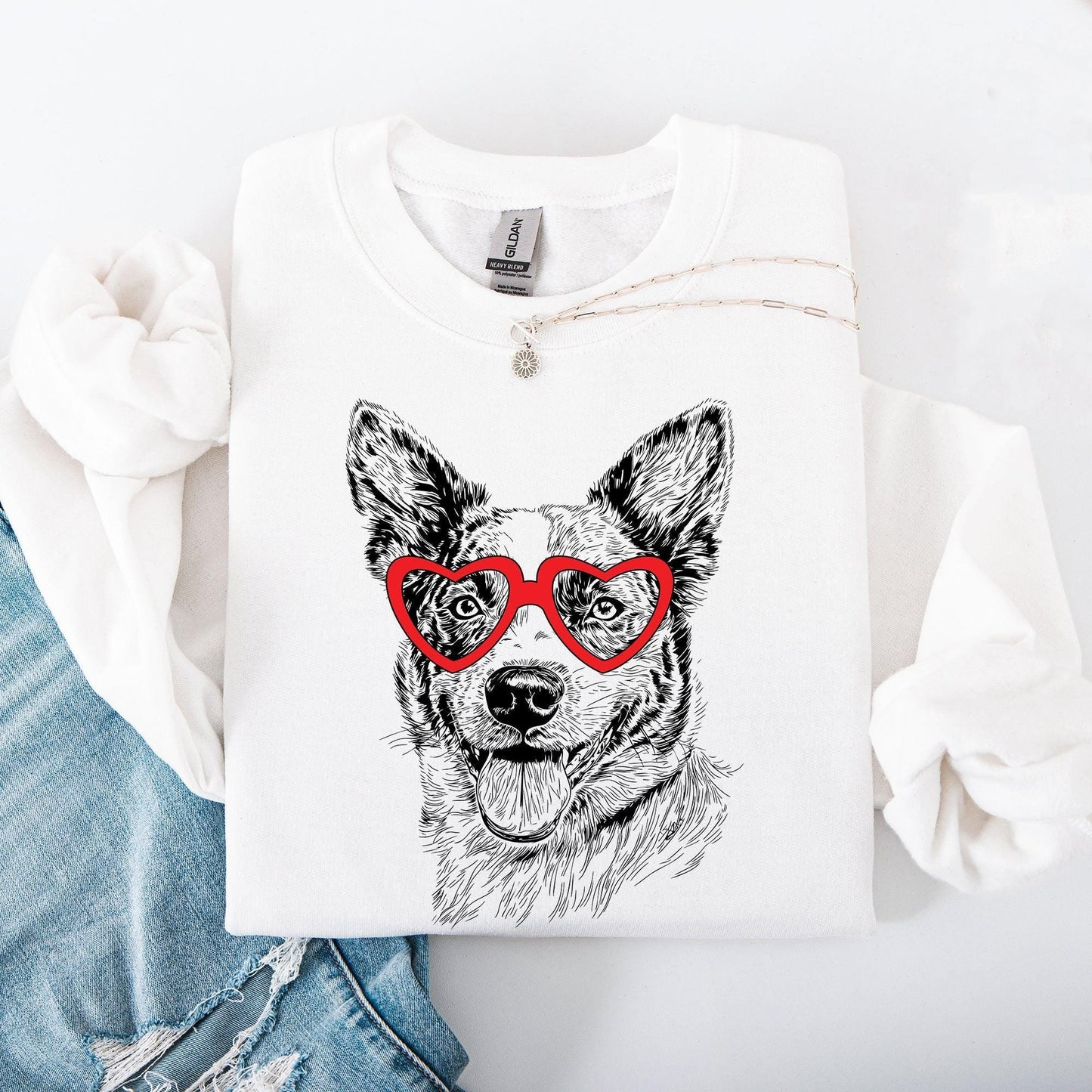 Dog Valentines Sweater